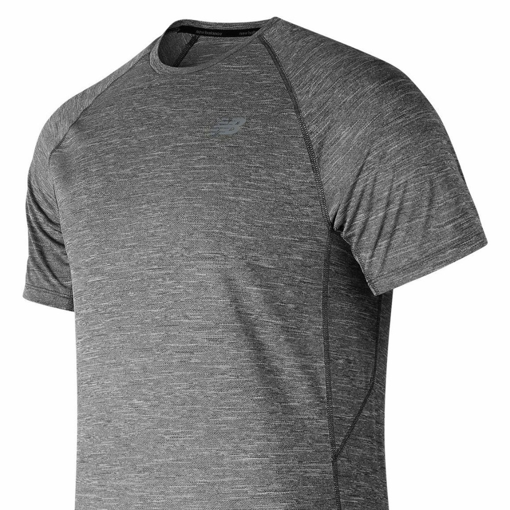 New Balance Men's Tenacity Short Sleeve Grey